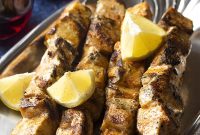 Spanish-Style Grilled Swordfish Kebabs Recipe
