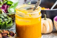 Maple Pumpkin Salad Dressing for Fall