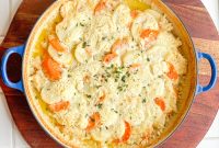 Scalloped Yukon Gold and Sweet Potato Gratin