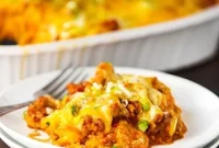 Cheesy Baked Spaghetti Pie with Marinara Sauce