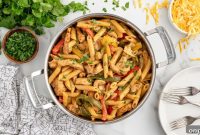 One-Pot Chicken Fajita Pasta Recipe
