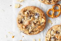 Kitchen Sink Cookies Loaded with Chocolate, Nuts and Pretzels