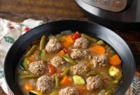 Instant Pot Mexican Albondigas Soup