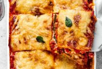 Cheesy Ground Beef Zucchini Lasagna