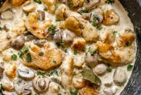 Smothered Chicken in Creamy Mushroom Sauce