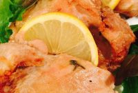 Crispy Oven-Baked Lemon Garlic Chicken Recipe