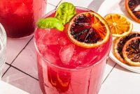 Italian Margarita Cocktail with Limoncello and Lime
