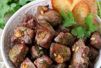 Fiesta Steak Tips Recipe with Lime-Cilantro Marinade