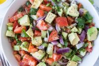 Cucumber Avocado Salad with Lemon-Dill Vinaigrette