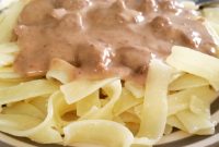 Creamy Slow Cooker Beef Stroganoff with Mushrooms