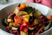 Crispy Italian Roasted Vegetables with Garlic and Herbs
