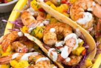 Shrimp Tacos with Fresh Mango Salsa