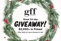 GFF Magazine 14-Day Giveaway 2018: Win Daily Prizes