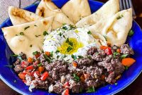 Mediterranean Ground Beef Yogurt Bowl