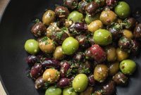 Garlic and Herb Marinated Olives Recipe