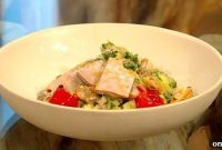 Confit Tuna with Herb Potatoes and Shellfish Vinaigrette