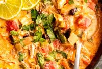 Creamy Chicken Poblano Soup Recipe