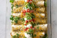 Creamy Chicken and Spinach Enchiladas