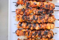 Grilled Chicken Skewers with Sweet Chili Sauce