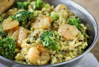 Shrimp and Broccoli Curry over Fragrant Jasmine Rice