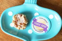 Peach Pecan Thumbprint Cookies with Brown Butter Glaze