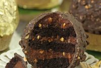 Giant Ferrero Rocher-Style Hazelnut Mousse Cake Recipe