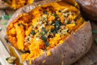 Smoked Sweet Potatoes with Maple Glaze