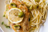 Roasted Lemon and Olive Chicken Breasts Recipe