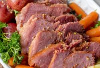 Brown Sugar Corned Beef and Cabbage with Apple Juice