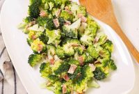 Crispy Bacon Broccoli Salad with Creamy Dressing