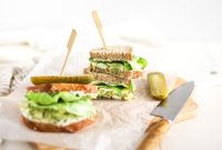 Creamy Avocado Egg Salad Sandwich Recipe with Vegan Option