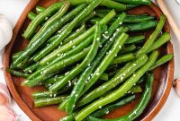Honey Garlic Glazed Green Beans