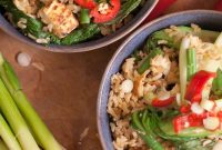 Ironic Thai Fried Rice with Tofu or Prawns