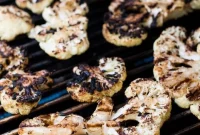 Garlic Parmesan Grilled Cauliflower