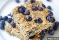 Blueberry Zucchini Oat Bars Recipe – Soft-Baked Fruit Bars