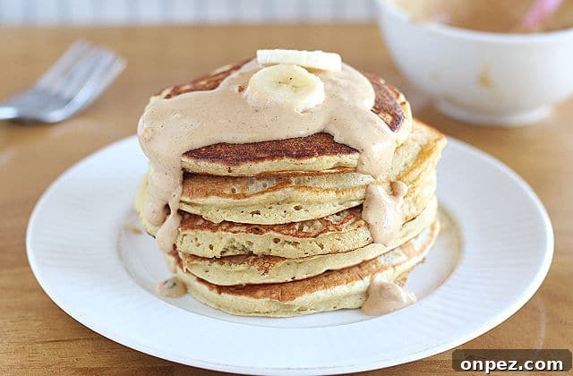 Fluffy Chickpea Flour Pancakes (Gluten-Free Recipe) 4 High protein, oil-free pancake recipe