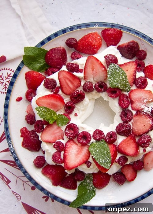 Pavlova close-up