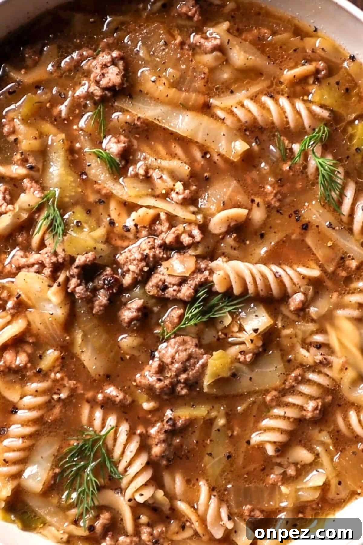 beef cabbage soup
