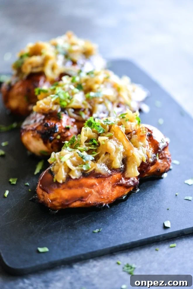 Smothered BBQ Chicken Breasts with Melted Cheese 2 Smothered BBQ Chicken Breasts