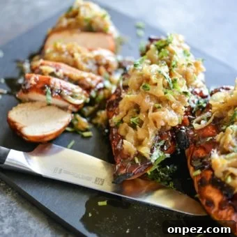 Smothered BBQ Chicken Breasts