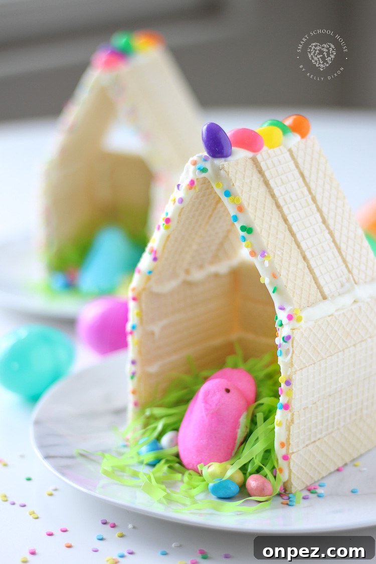 Peeps Houses - a fun Easter craft for kids! #PeepsHouses #Peeps #EasterCraft