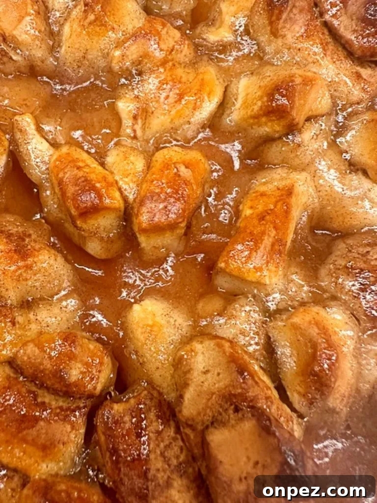 baked apple coffee cake fresh from the oven
