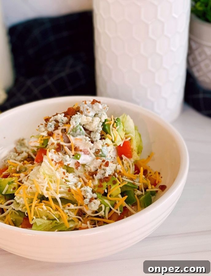Classic Wedge Salad with Homemade Blue Cheese