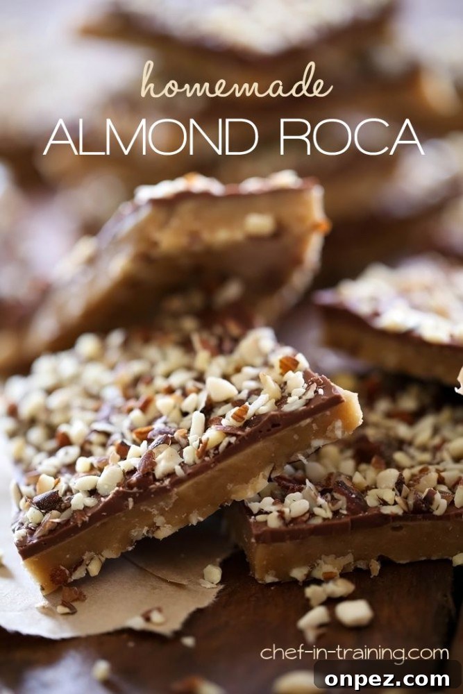 Homemade Almond Roca