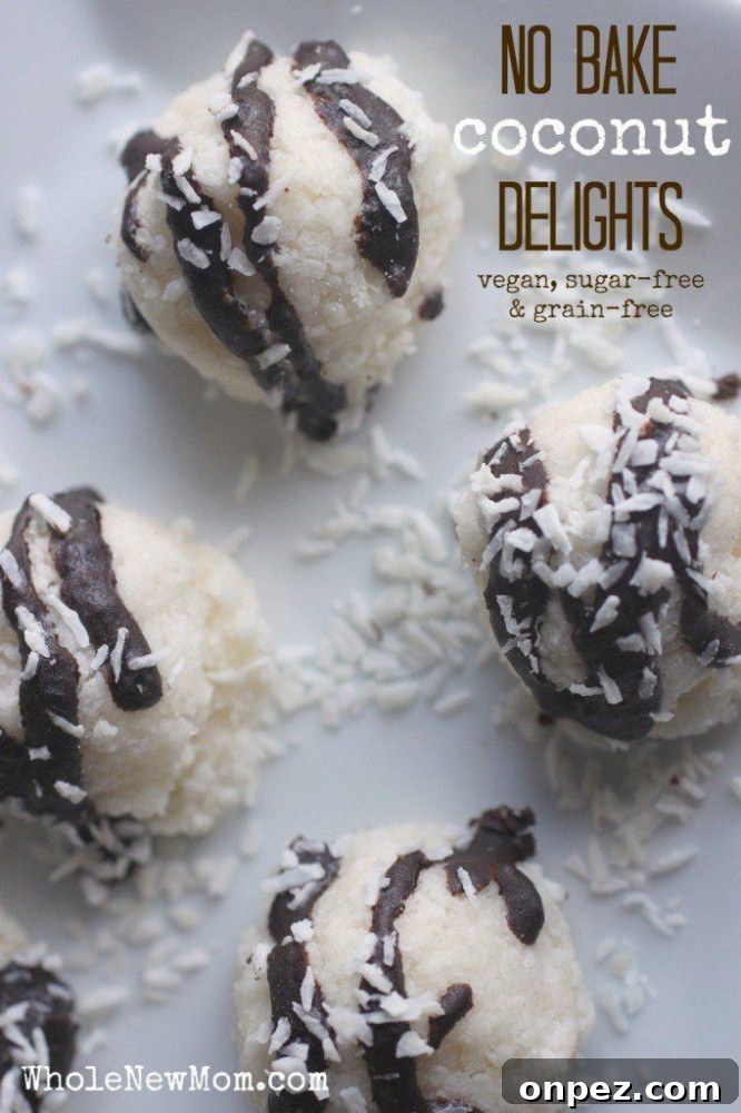No Bake Coconut Delights