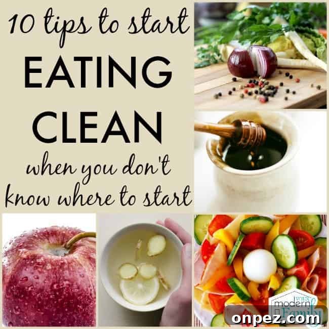 How to start eating clean