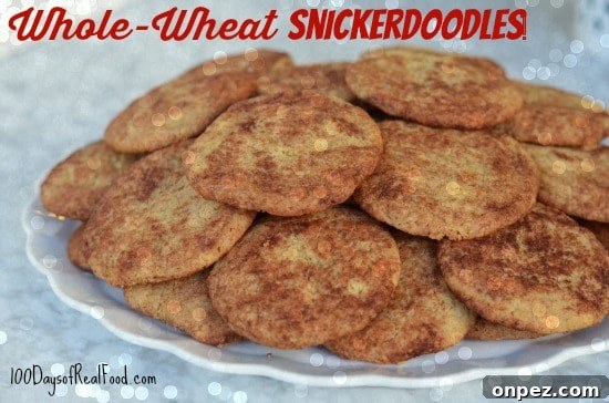 Whole-Wheat Snickerdoodle Cookies