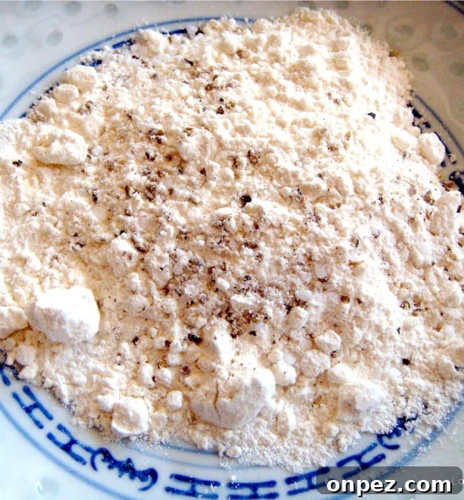 flour for the batter