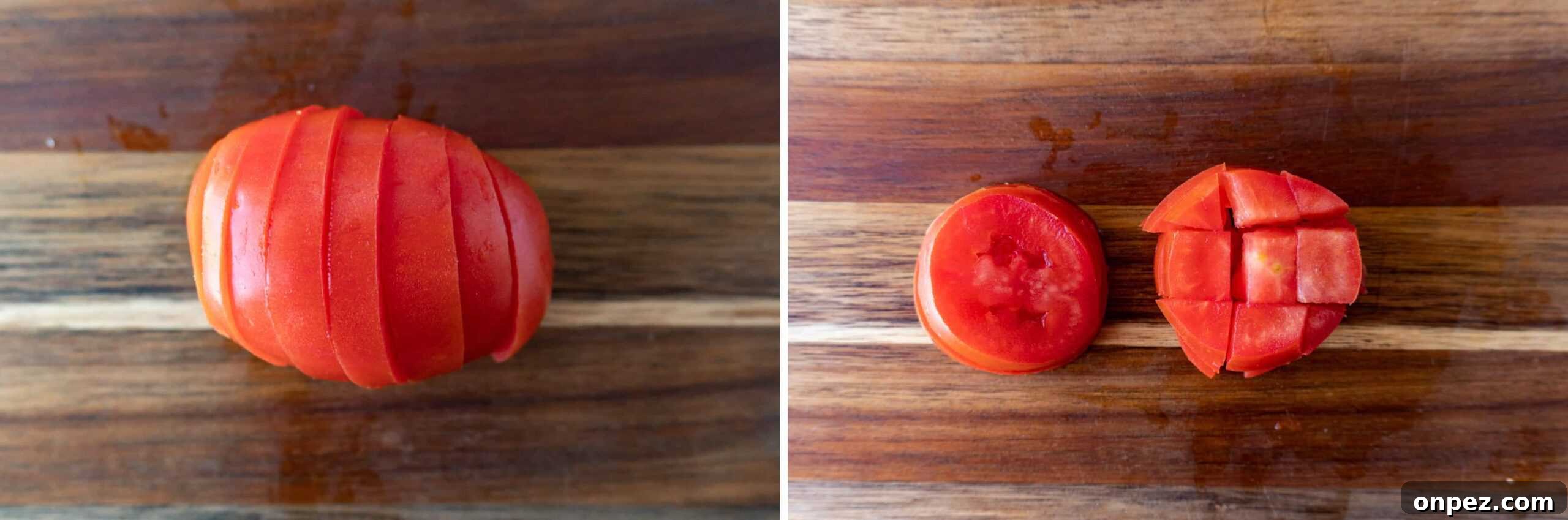Tomato cutting How to cut tomato