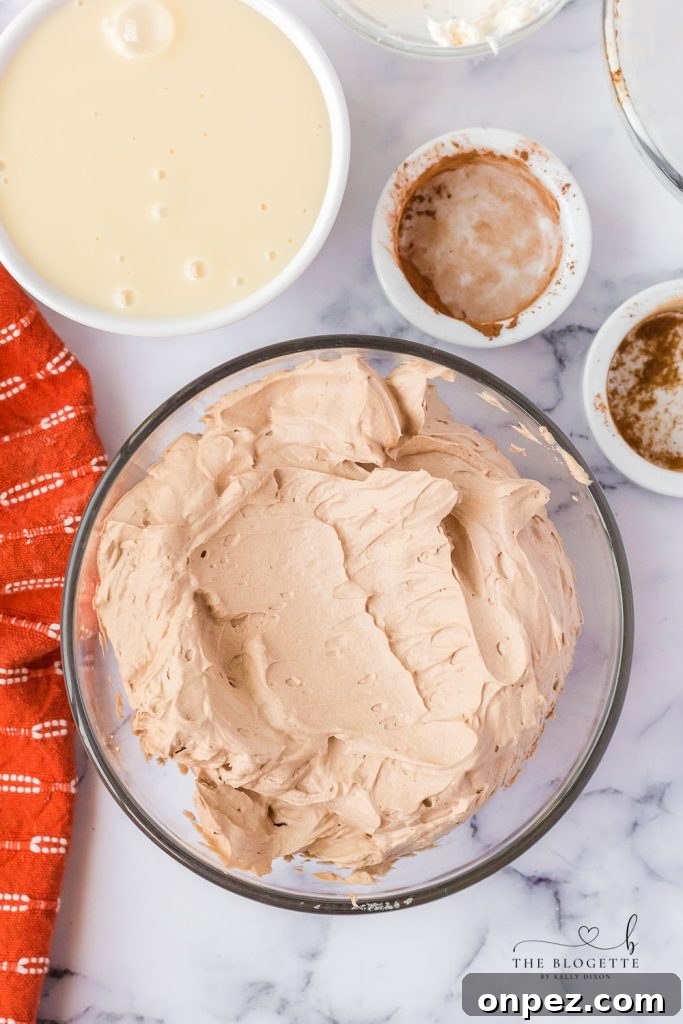Ingredients arranged for Tiramisu Mousse.